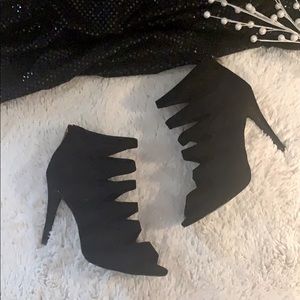 Aldo Black Lace Heels